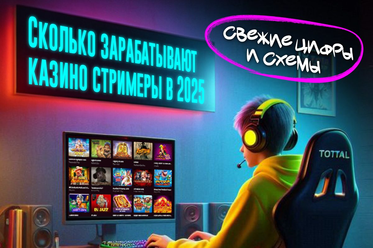 Сколько зарабатывают казино стримеры в 2025 году