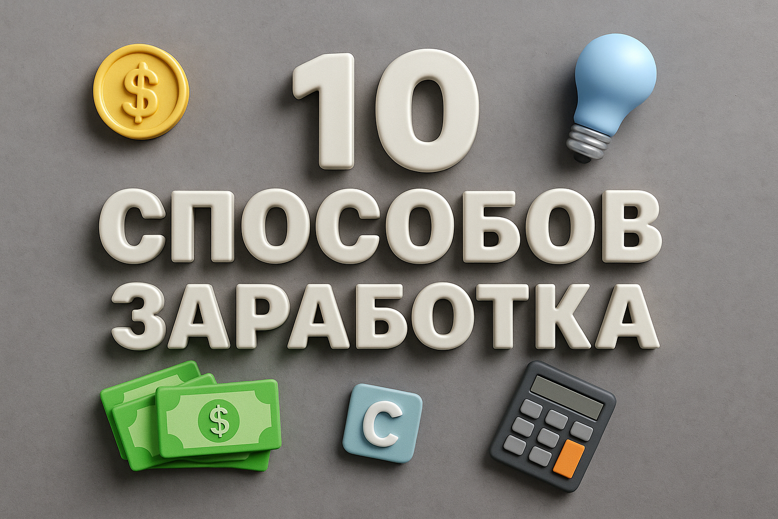 10 способов заработка