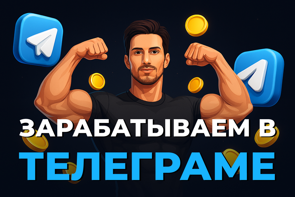 заработать в телеграме