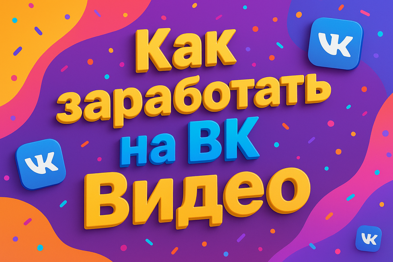 Как заработать на ВК Видео