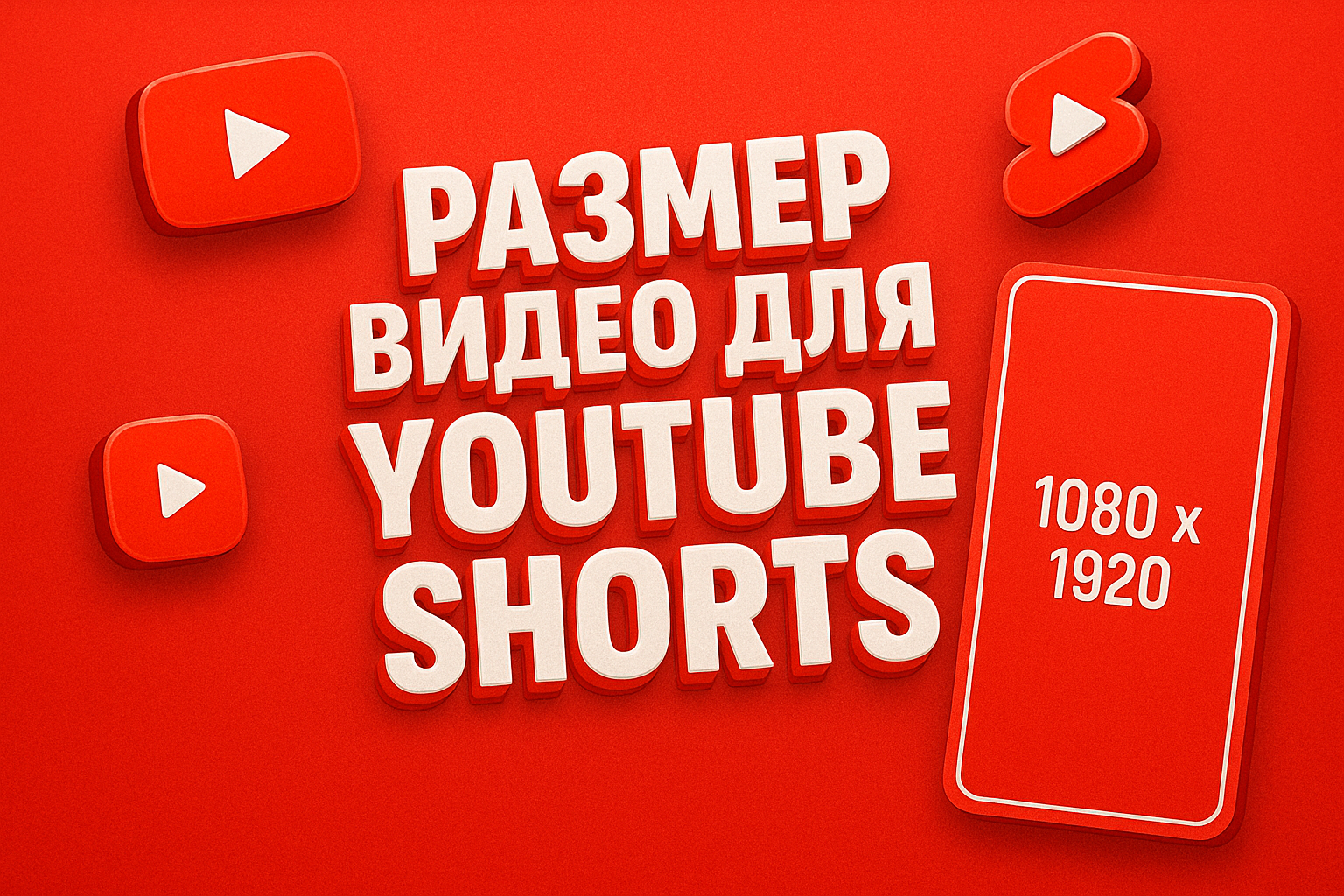 Размер видео для YouTube Shorts: что важно знать в 2025 году