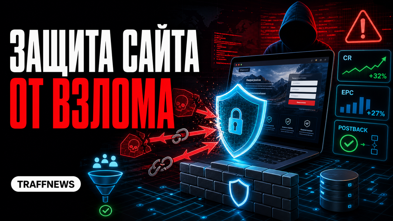 Обложка статьи про защиту сайта от взлома в арбитраже